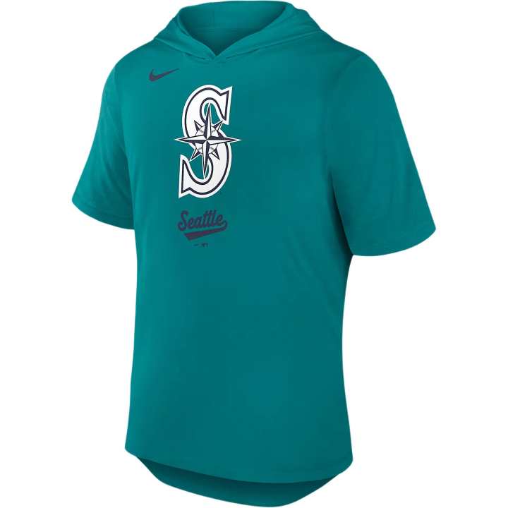 Nike Nike Seattle Mariners Logo Men's Nike Dri-FIT Mlb Hooded T-Shirt