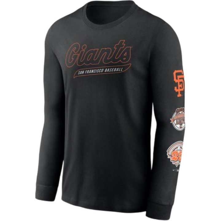 Nike Nike San Francisco Giants Cooperstown Knockout Men's Nike Mlb Long-Sleeve T-Shirt