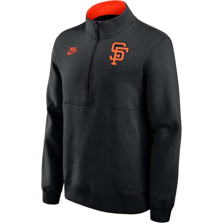 Nike Nike San Francisco Giants Cooperstown Men's Nike Mlb 1/2 Zip Crew