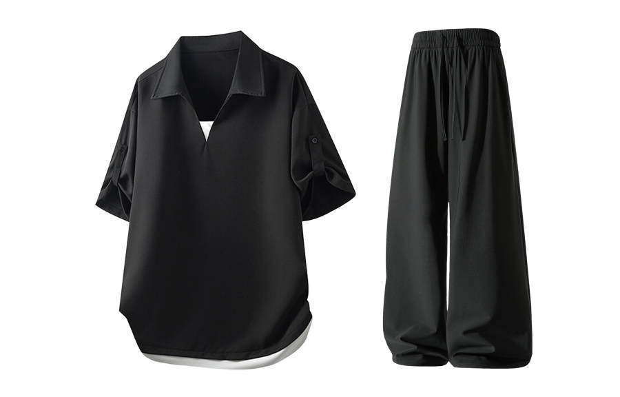 X1617 Casual Sportswear Unisex V Neck Thin