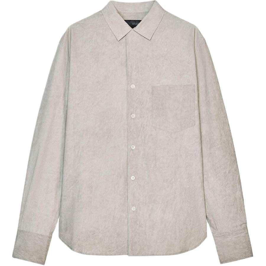 ZARA ZW Shirts Women's White/Gray Lapel Moderate Other