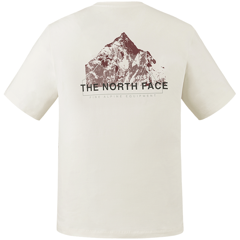 THE NORTH FACE SS25 T Shirt Men's QLI/Dune White