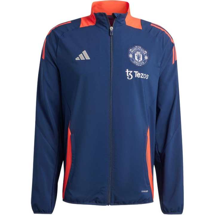 Adidas Adidas Manchester UnitedTiro 24 Jacket Men's Midnight Indigo/Bright Red