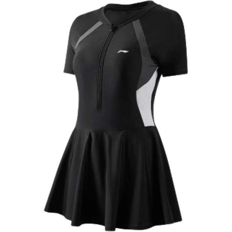 Li-Ning Li Ning One piece Swimsuit Women's Black & White