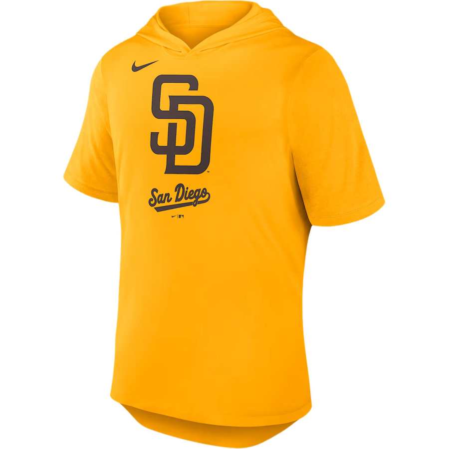 Nike Nike San Diego Padres Logo Men's Nike Dri-FIT Mlb Hooded T-Shirt