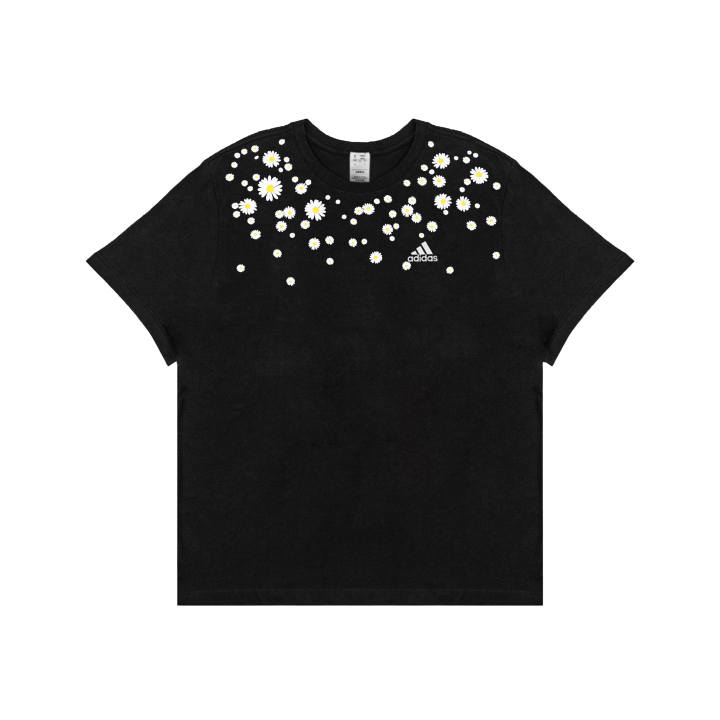 Adidas Adidas T Shirts Unisex Black Crew Neck Moderate Straight Fit