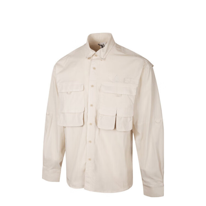 Nike Nike ACG 'Orb Weaver' Shirt Men's Phantom Gray White/Light Earth Brown/Mountain White