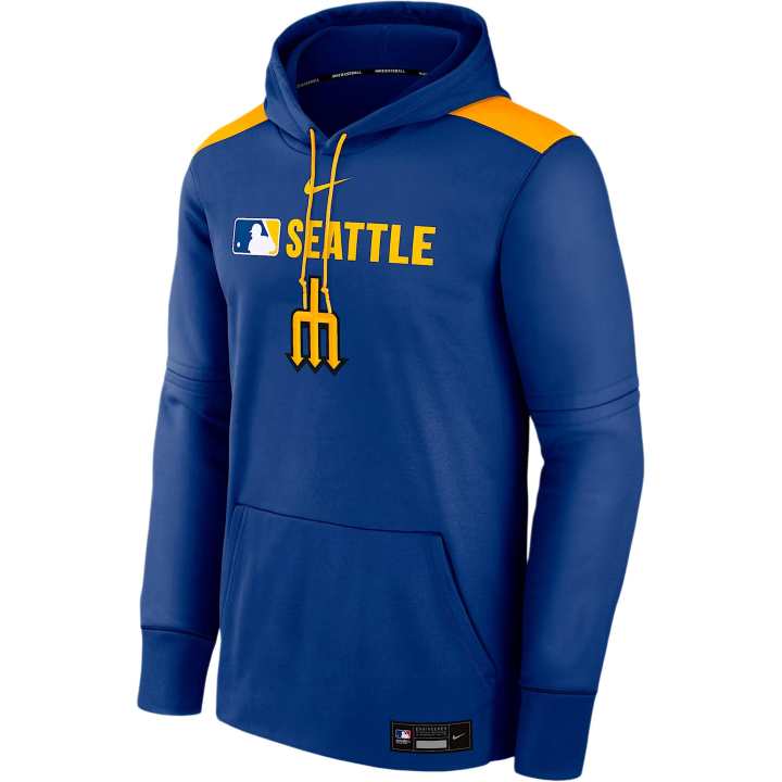 Nike Nike Seattle Mariners Authentic Collection City Connect Men's Nike Therma Mlb Pullover Hoodie