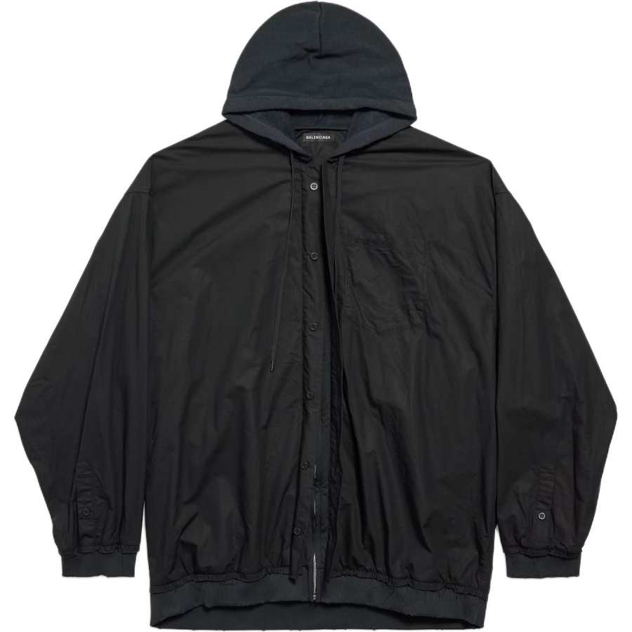 Balenciaga Jackets & Coats Loose Fit Men's Black