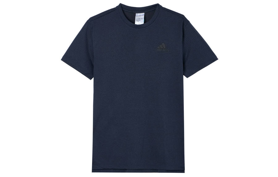 Adidas Adidas Drop Shoulder Sleeve T-Shirt Men's Navy Blue
