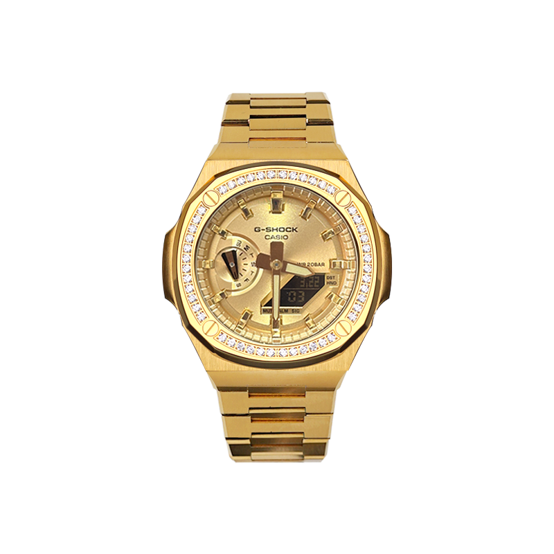 CASIO CASIO Custom Collection Gold A Quartz Movement Stainless Steel Watchband Watch Unisex Gold Dial