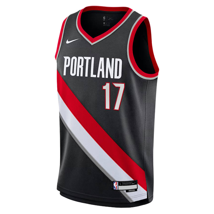 Nike Nike x NBA Tank Top Icon FW24 Shaedon Sharpe Portland Trail Blazers 2024/25 Edition Black Teenagers