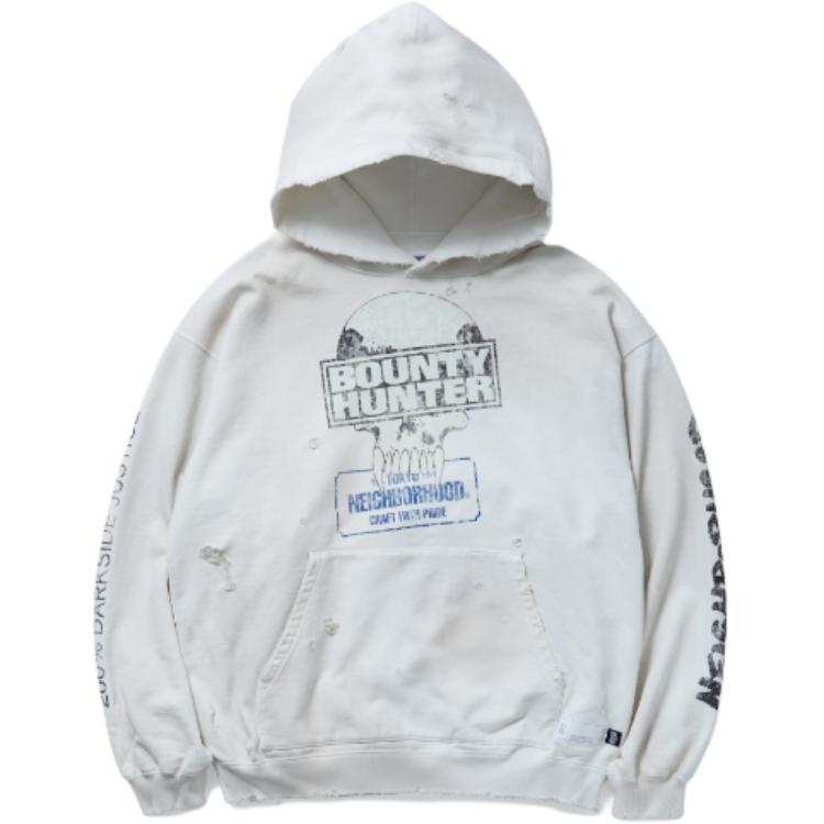 Neighborhood x Bounty Hunter graphic-print hoodie