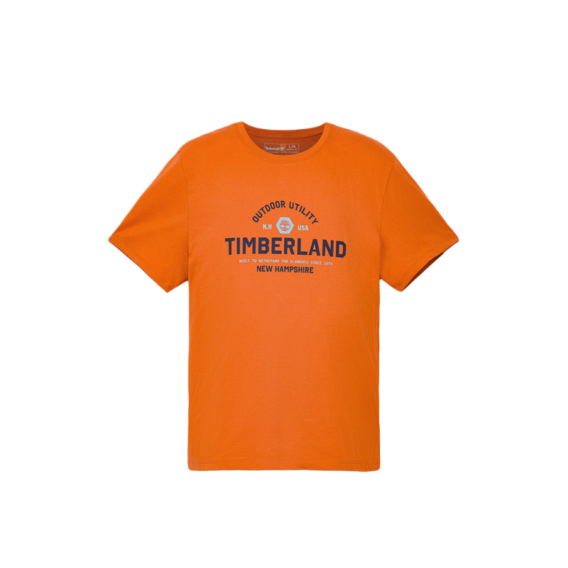 Timberland SS25 T Shirt Men's Orange