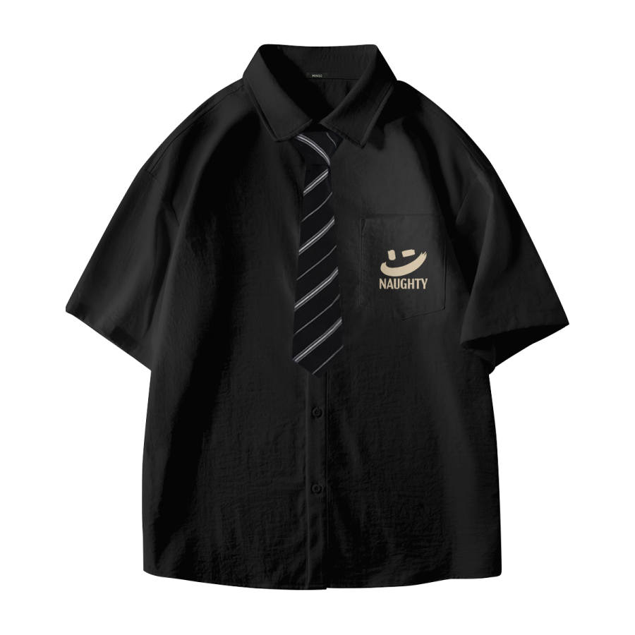 MINISO MINISO Shirts Unisex Lapel Thin