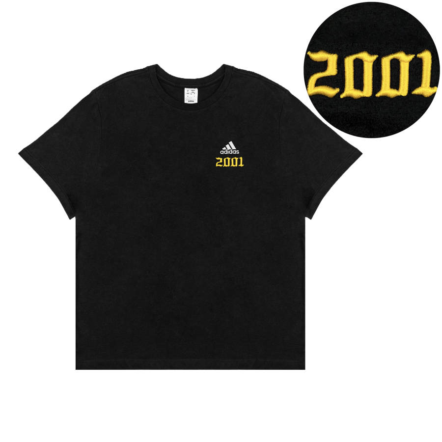 Adidas Adidas T Shirts Unisex Black Crew Neck Moderate Straight Fit