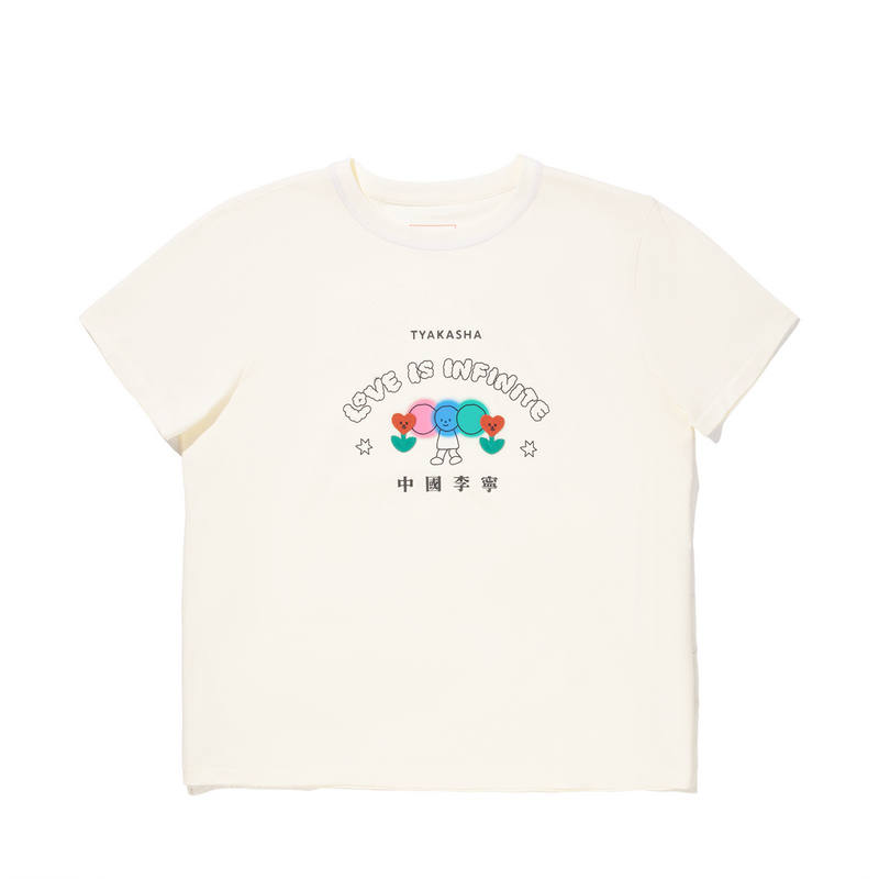 Li-Ning Li Ning x TAKASHA,LIANMINGKUAN T Shirt Women's Ecru