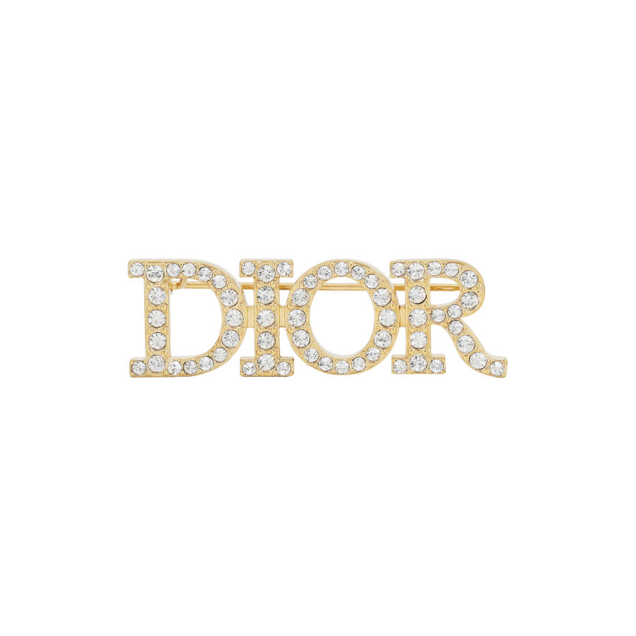 DIOR Christian DIOR Pre Owned Rhinestone embellished Brooch