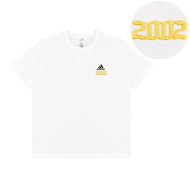 Adidas Adidas T Shirts Unisex White Crew Neck Moderate Straight Fit