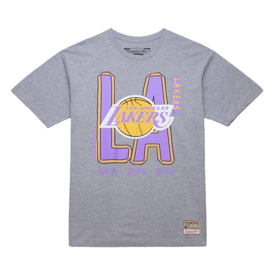 Mitchell Ness Mitchell Ness 100% Cotton T Shirt Unisex Gray