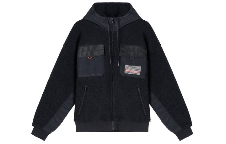 Jordan Jordan Jackets Men's Black Hooded Moderate Other