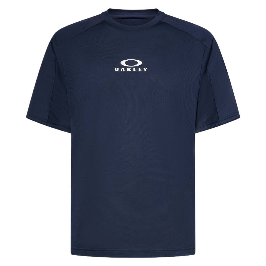 Oakley T Shirts Men's Blue Crew Neck Moderate