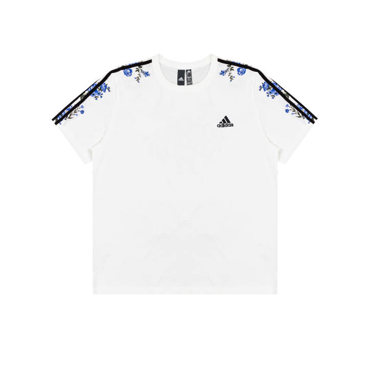 Adidas Adidas T Shirts Unisex White Crew Neck Moderate Straight Fit