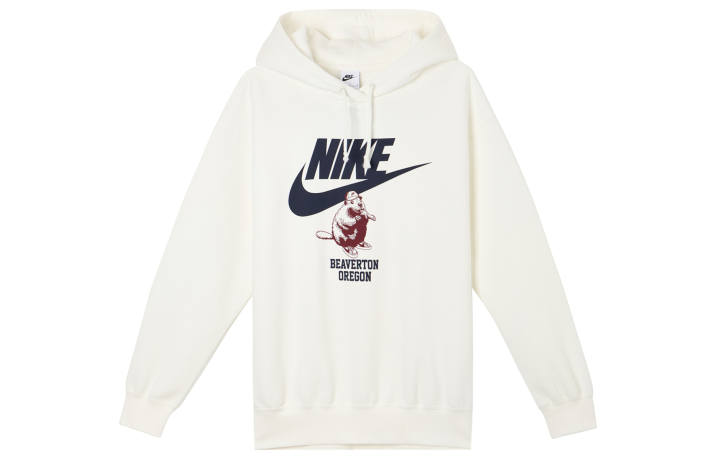 Nike Nike Sweatshirts Women's White Hooded Moderate Regular