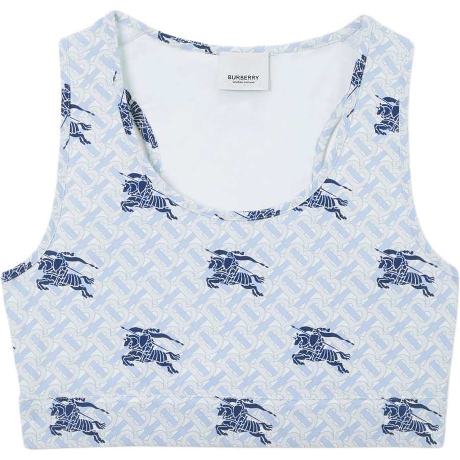 Burberry 【Previous Season】monogram-print cropped top