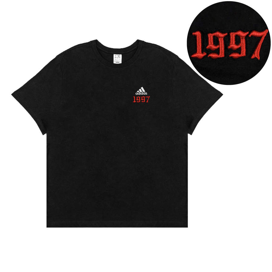 Adidas Adidas T Shirts Unisex Black Crew Neck Moderate Straight Fit