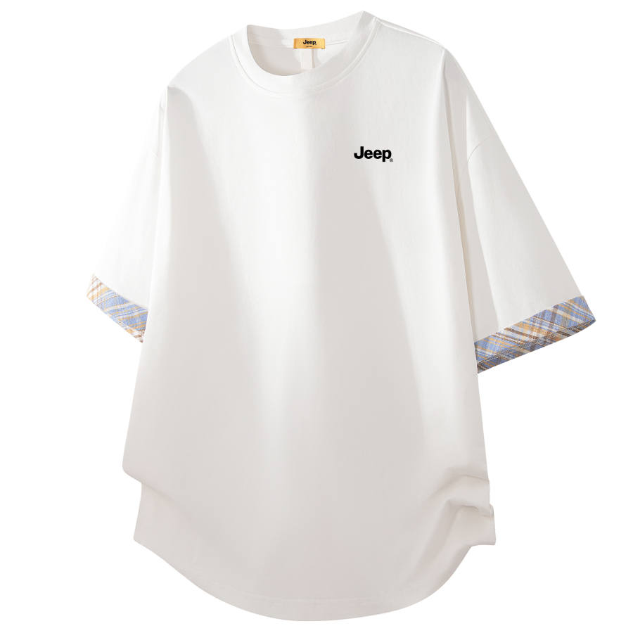 Jeep T Shirts Unisex Crew Neck Thin Straight Fit