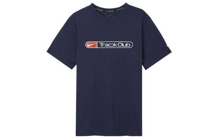 Nike Nike Dri Fit T Shirts Men's Navy Blue Crew Neck Moderate