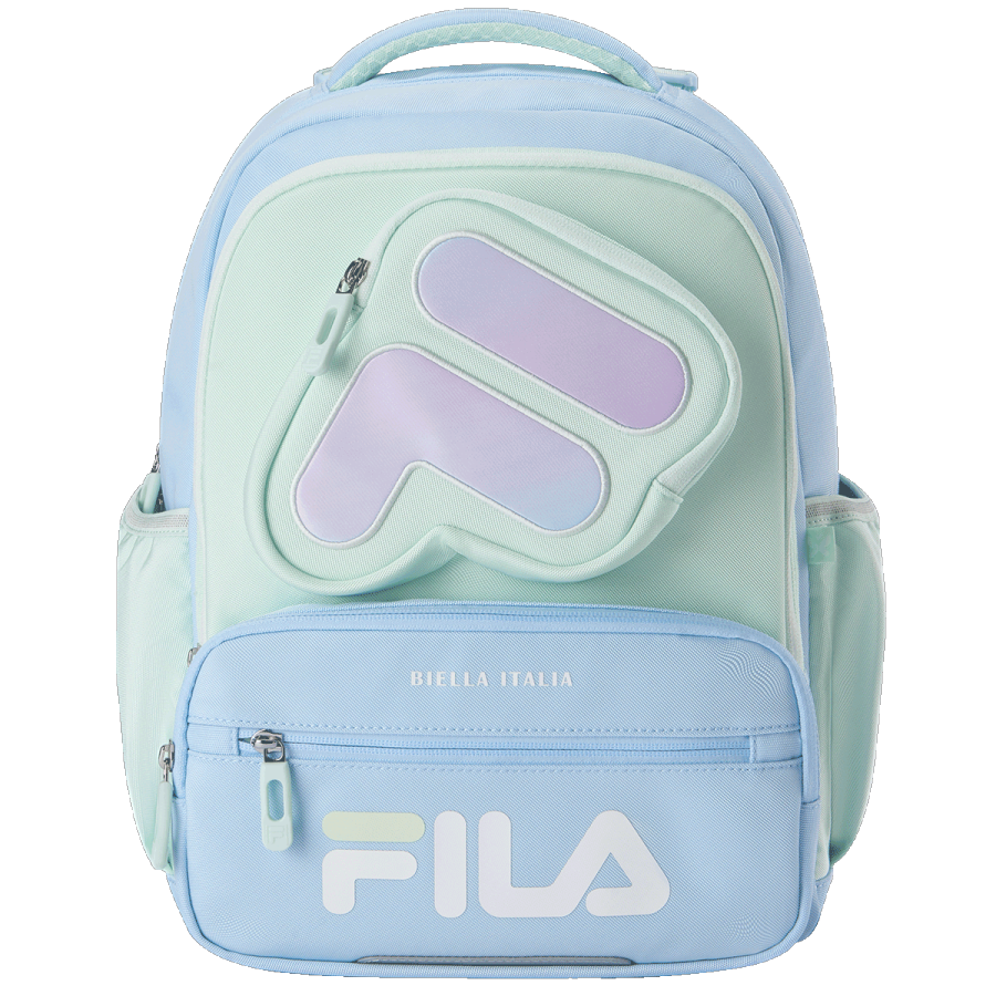 FILA KIDS Nylon Kids' Backpack Bag Regular Kids' Egg White Green
