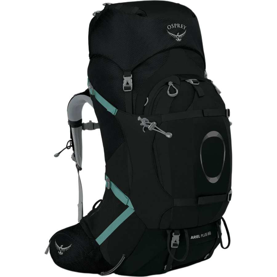 OSPREY 60L Mountaineering Bag Outdoor Bag Nylon Black Women's