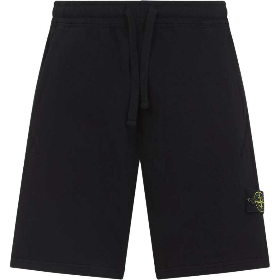 STONE ISLAND Casual Shorts Men's Black