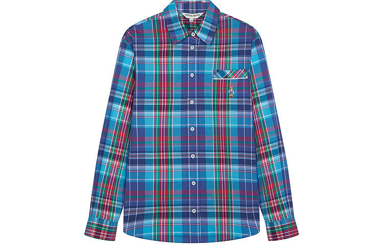 Teenie Weenie Shirts Women's Blue Lapel Moderate Other