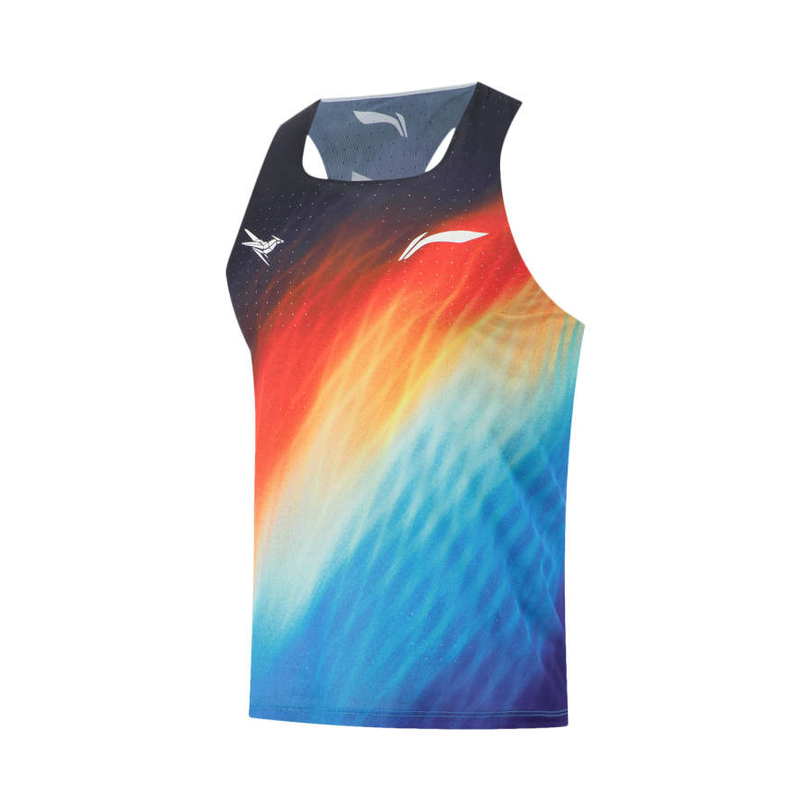 Li-Ning Li Ning Dragon Sparrow Tank Top Men's Blue Red