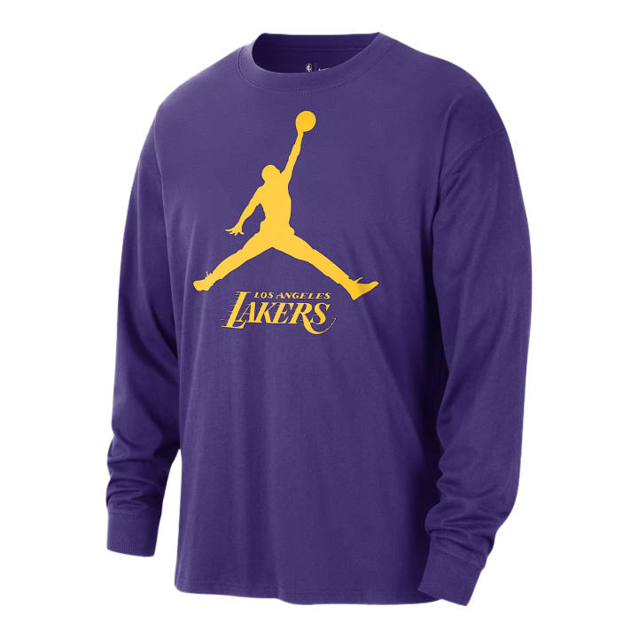 Jordan Jordan Los Angeles Lakers Essential Men's Jordan Nba Long Sleeve T Shirt