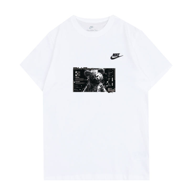 Nike Nike T Shirts Unisex White Crew Neck Moderate Straight Fit