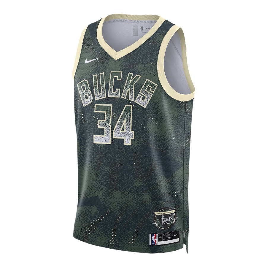 Nike Nike Giannis Antetokounmpo Milwaukee Bucks 2025/26 Select Series Men's Nike Dri-FIT Nba Swingman Jersey