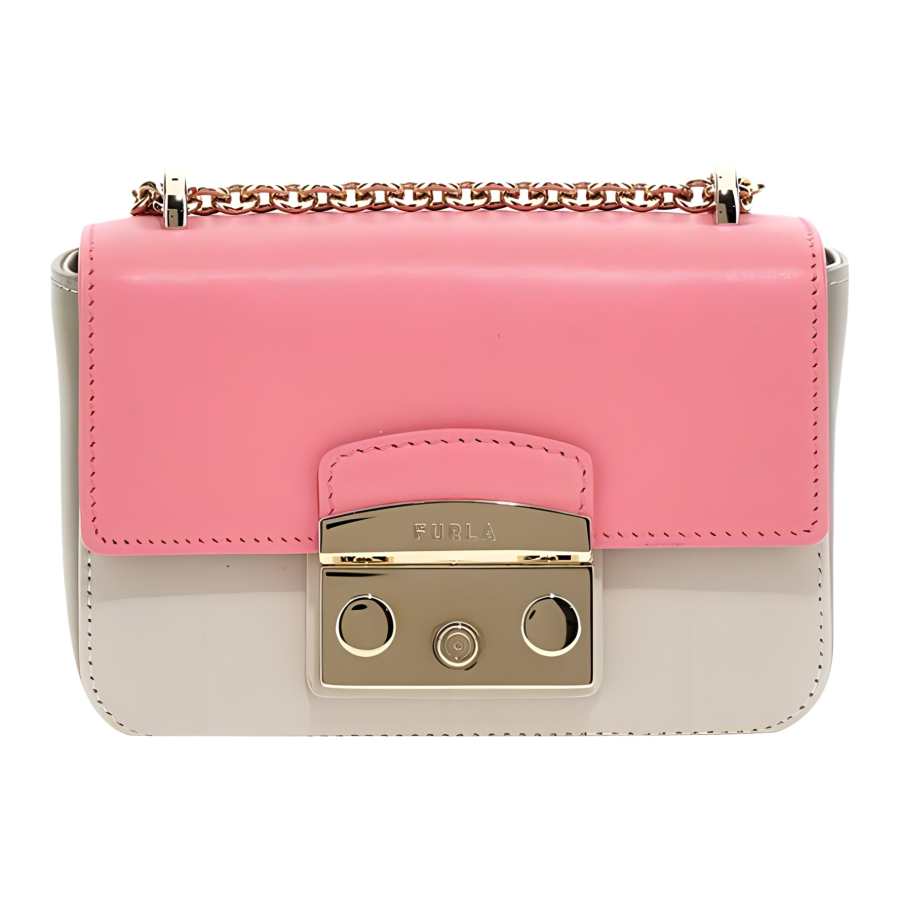 Furla Metropolis Two-Tone Mini Crossbody Bag