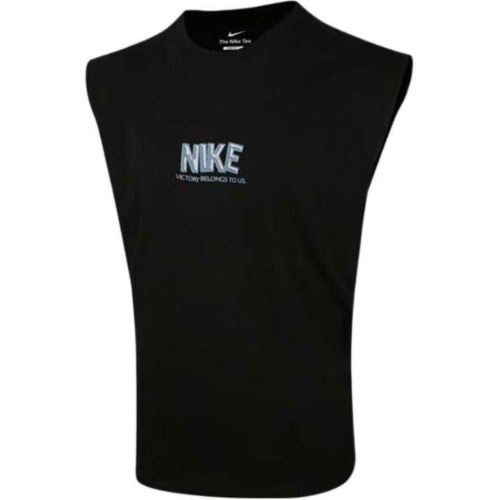 Nike Nike Tank Tops Men's Black Crew Neck Moderate Other