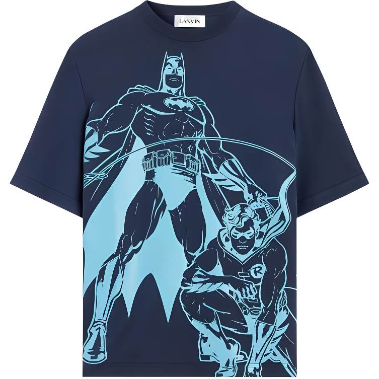 Lanvin Batman SS22 T Shirt Men's Violet