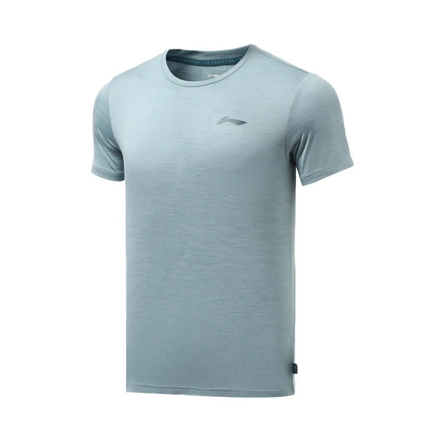 Li-Ning Li Ning Fitness Series T Shirt Men's Mixed Color Forget Me Not Blue