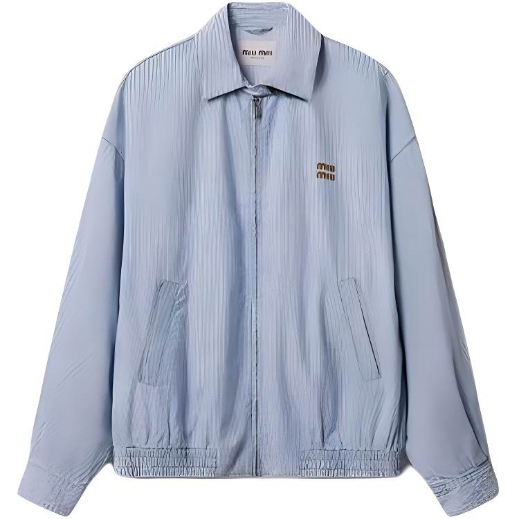 MIU MIU Denim Jacket Women's Sapphire Blue