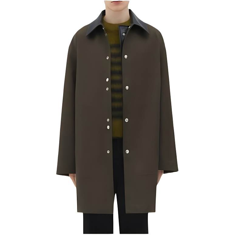Bottega Veneta SS23 Trench Coat Men's Army Green