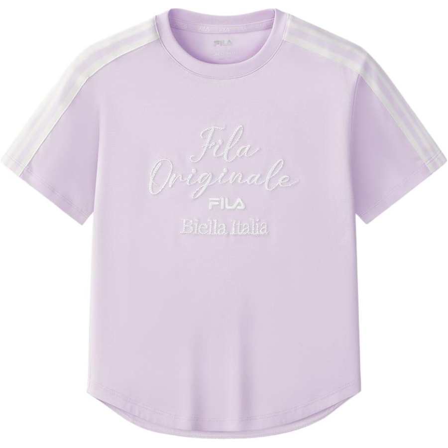 FILA KIDS T Shirt Stunning Purple Teenagers