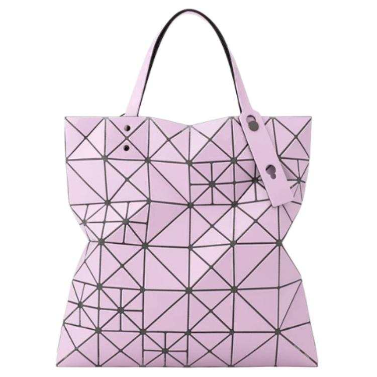 ISSEY MIYAKE PVC Tote Bag, Shopping Bag, Laptop Bag, One Shoulder Handbag Women's Pink