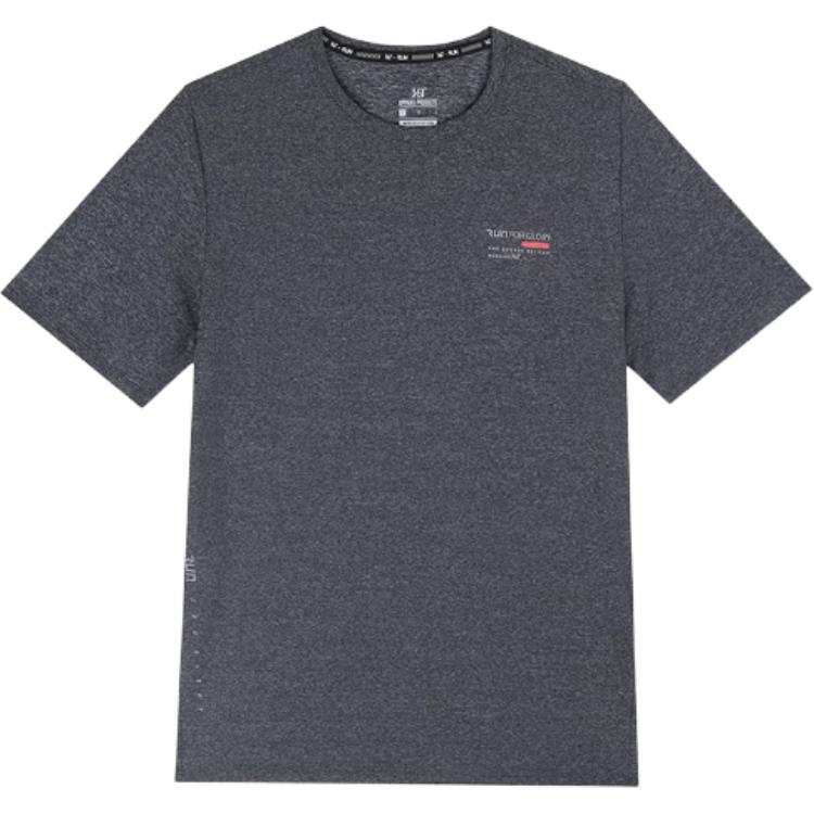 361° T Shirts Men's Super Black Crew Neck Moderate Straight Fit