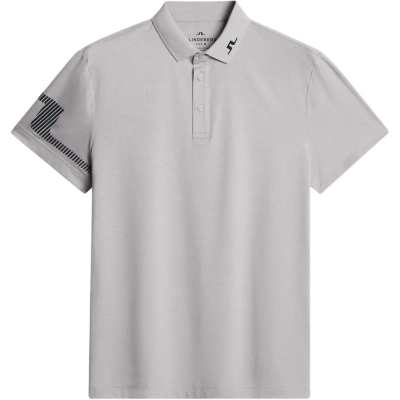 J.Lindeberg Polo Shirt Men's Light Gray